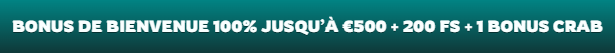Bonus de bienvenue sur le casino en ligne Playio