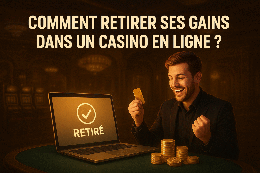 Comment retirer ses gains dans un casino en ligne ?