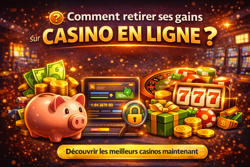 Comment retirer ses gains sur le meilleur casino en ligne ?