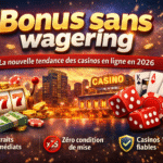 Bonus sans wagering