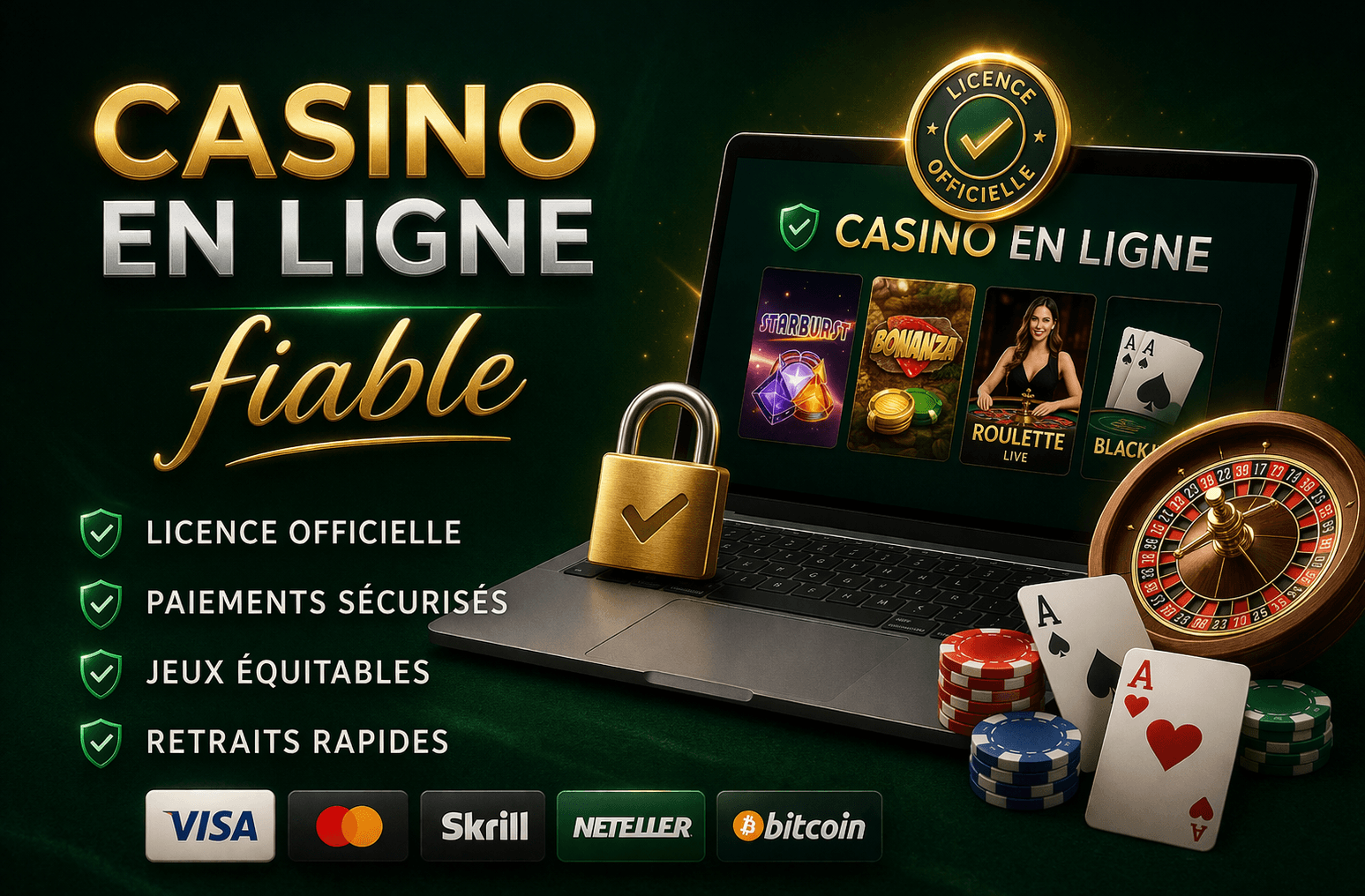 Casino en ligne fiable
